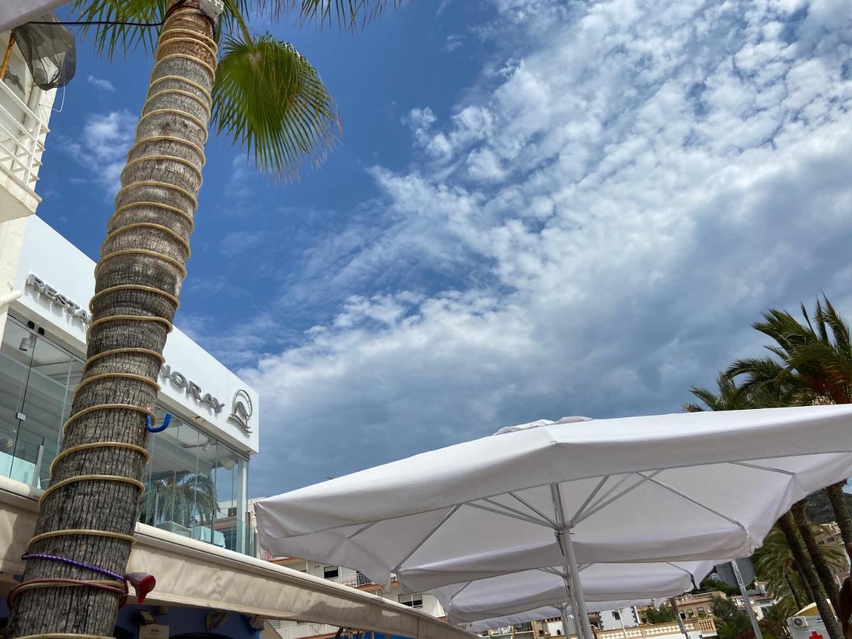 Javea Au Port Vue Mer Devant La Plage Grand Appartement Terrasse Clim Et Wifi Jávea Exterior foto